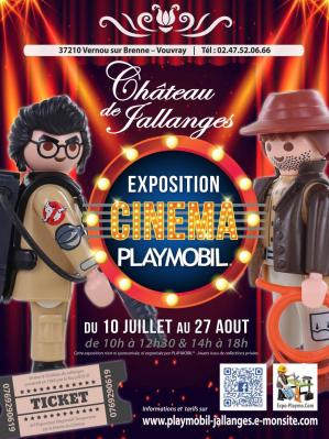 Exposition playmobil cinema au chateau de jallanges par le collectionneur dominique bethune 2017