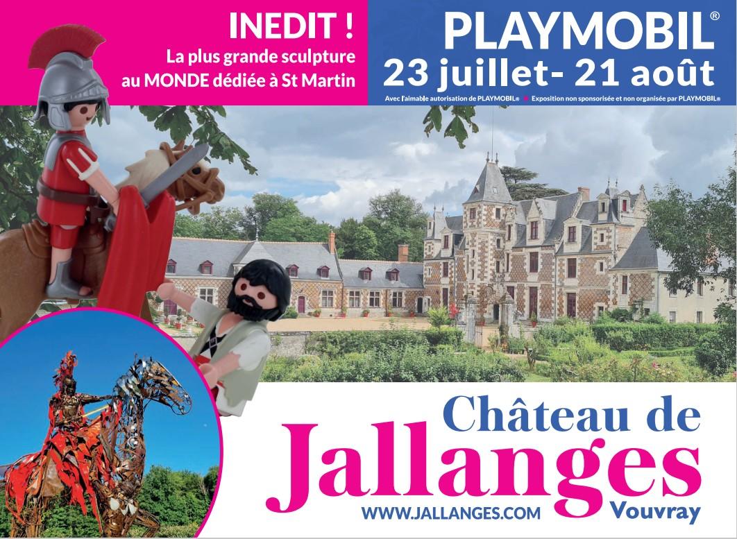 Exposition playmobil tours chateau de jallanges saint martin