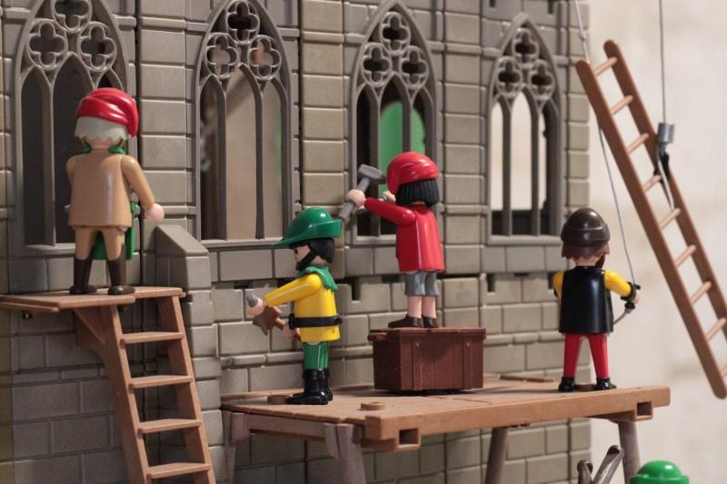 Playmobil construction cathedrale chateau de jallanges 2020
